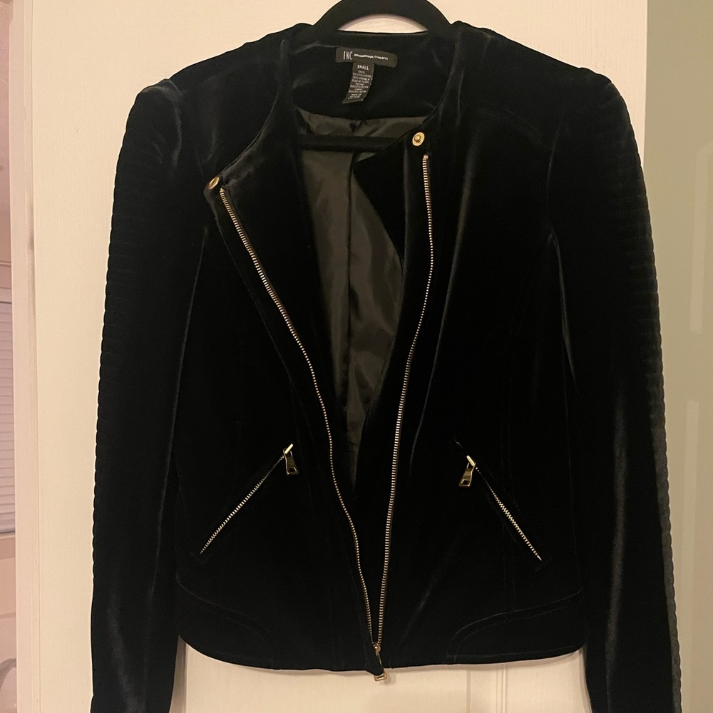 INC SMALL VELVET JACKET
